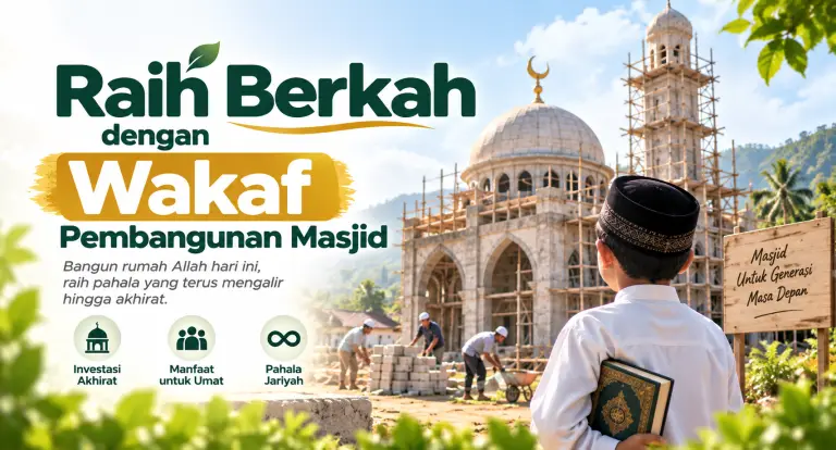 Wakaf Renovasi Masjid Tua, Tempat Pulang Warga Kampung