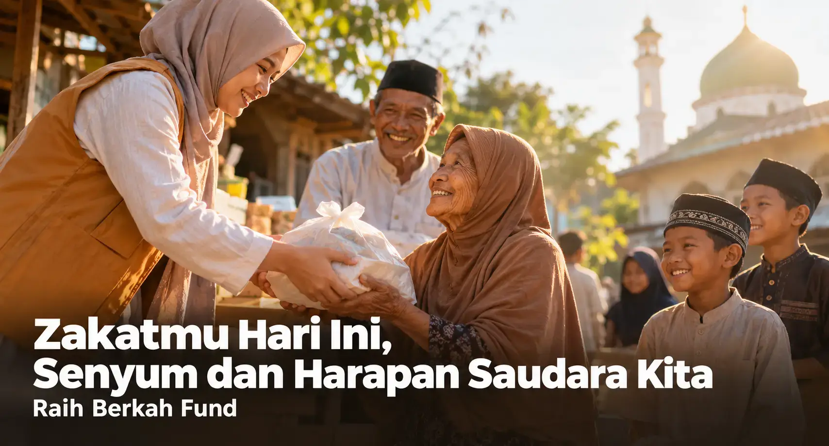 Zakatmu Hari Ini, Senyum dan Harapan Saudara Kita